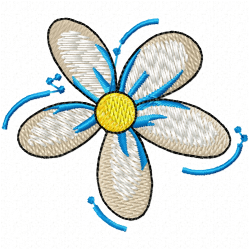 Flowers And Tree Embroidery Design 4 Flowers And Tree Embroidery Design 4